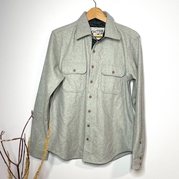 Picture Organic Clothing Button Up Shirt Jacket - Picture 1 of 7
